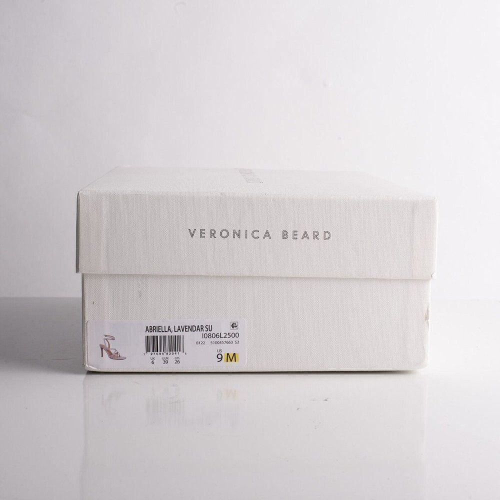 Veronica Beard Womens Abriella Strappy Suede Sandals Heels Lavendar EU 39 US 9 - Picture 9 of 9
